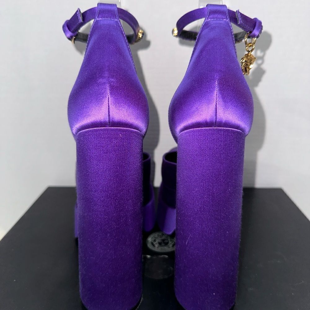 Versace Platform Crystal Sandals - Picture 6 of 10